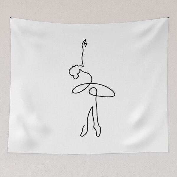 Item preview, BALLERINA LINE ART | Ballet dancer tutu ballet life | Fitness flexible dance designed and sold by yourtravelguide.