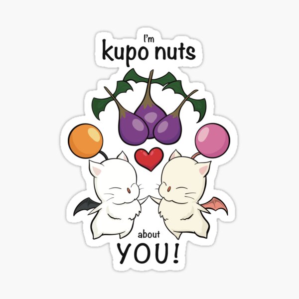 I'm kupo nuts about you Sticker