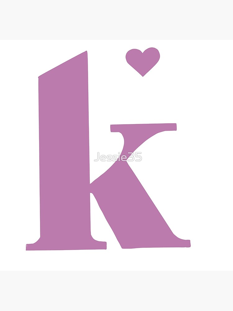 K Letter Love Posters for Sale | Redbubble
