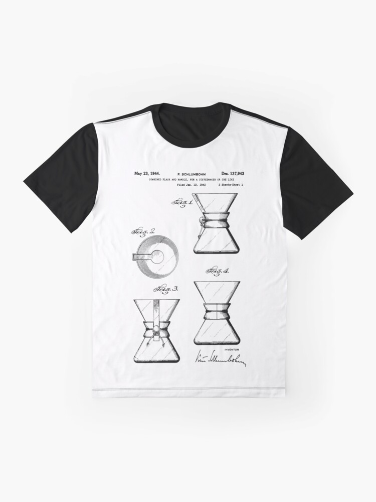 Coffee Chemex patent art, old coffee chemex design for coffee lovers Coffee  Mug for Sale by anodyle