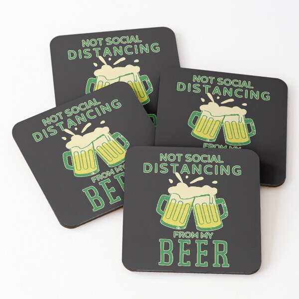 Item preview, Not Social Distancing from my Beer - Funny St. Patrick's Day Design designed and sold by Adonalyn.