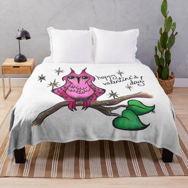 Item preview, Retro Owl - Happy Valentine's Day! designed and sold by The White Bat.