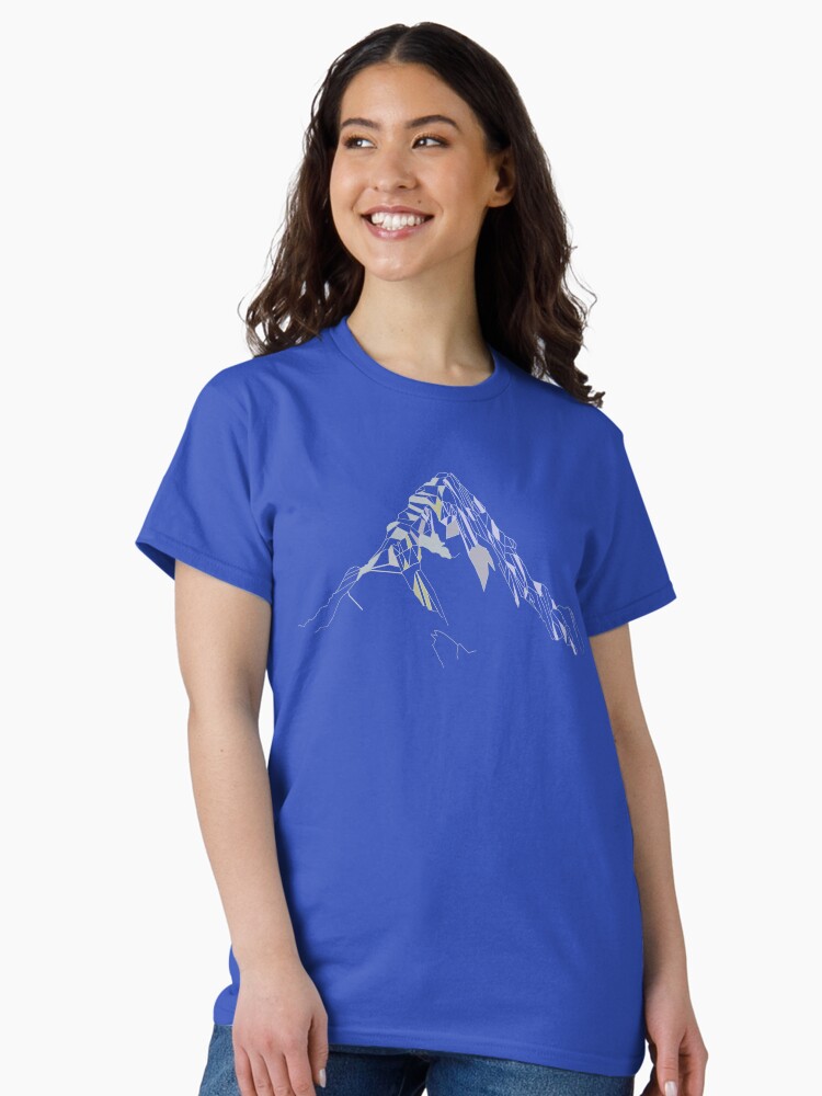 Thumbnail 2 of 7, Classic T-Shirt, Everest Mountain geometric Art & coloring shape designed and sold by Btrust-online.