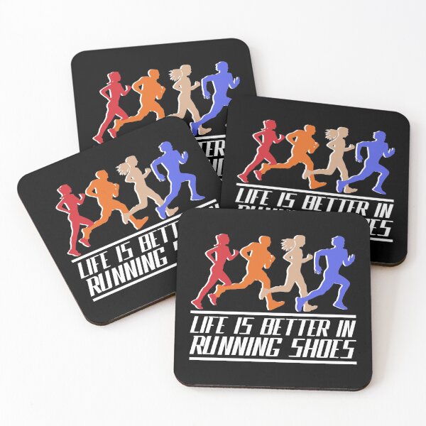 Item preview, Life is better in running shoes, Runner Funny Gift Idea designed and sold by AS-Shirts.