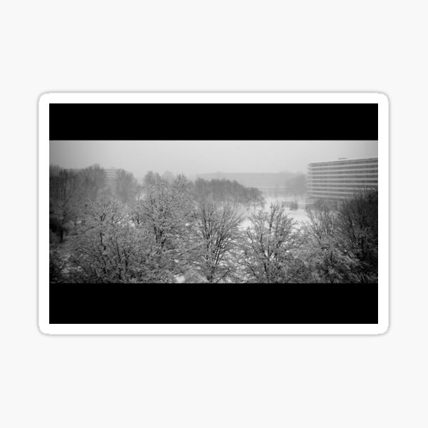 Snow in the Bijlmer Sticker