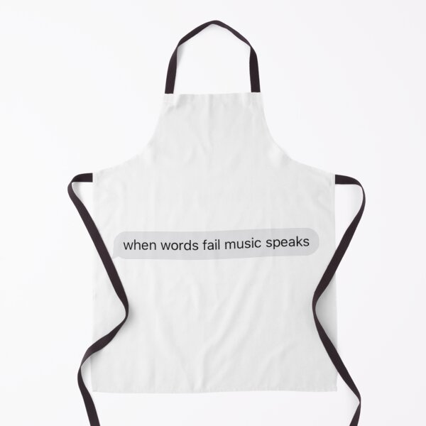 Item preview, when words fail music speaks designed and sold by tali-smith.