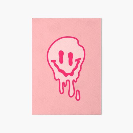 Item preview, Pink Red Melted Smiley designed and sold by Jessica Schaub.