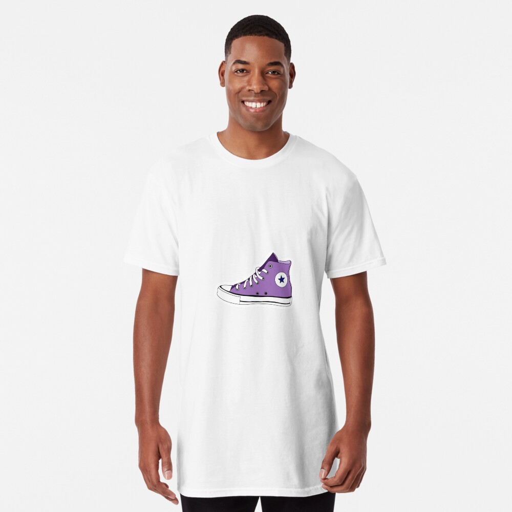 Purple converse Essential T Shirt by Carolina Fallad Redbubble