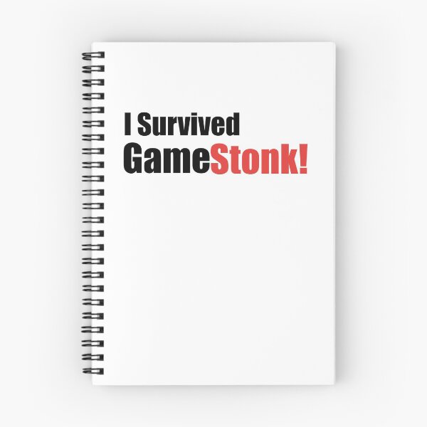 Item preview, I Survived GAMESTONK! Funny Text Based 2021 Stock Market Short Sale & Social Media Quote Humor designed and sold by ZEROXCOOL.