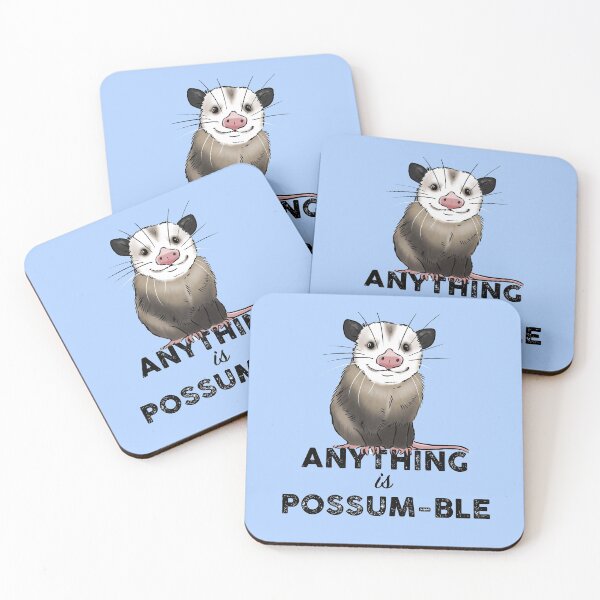 Item preview, Anything is Possum-Ble, Cute Possum, Cute Opossum, Possum Lover designed and sold by Furkid Studio.