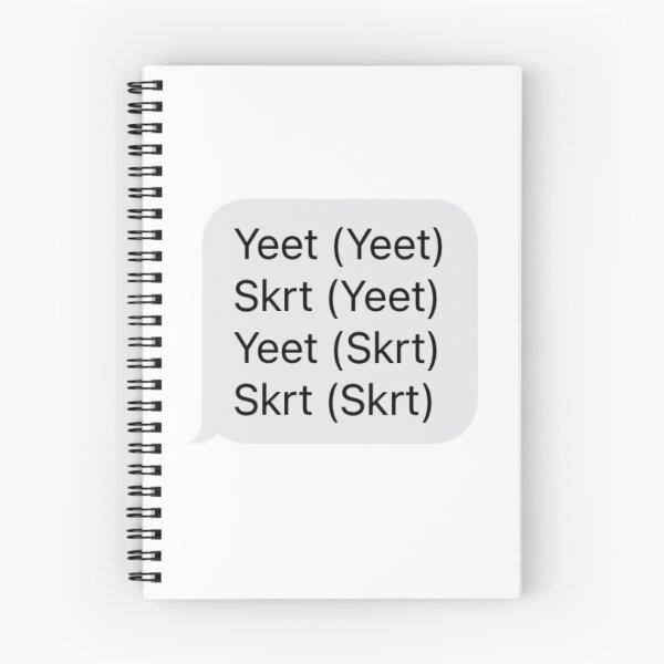 Item preview, SNL Yeet Skrt Text Bubble designed and sold by TrendingByMel.