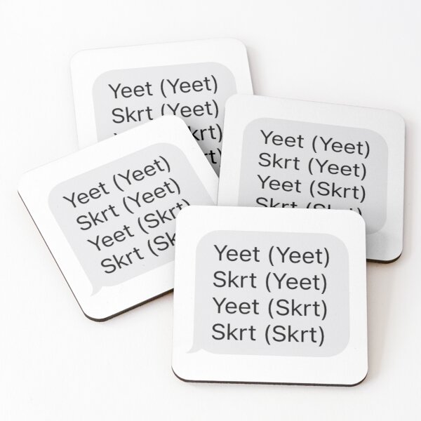 Item preview, SNL Yeet Skrt Text Bubble designed and sold by TrendingByMel.