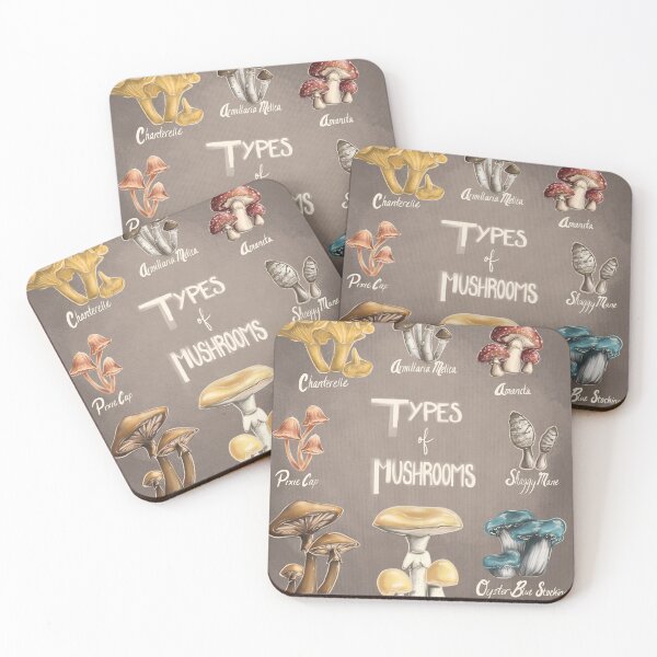 Item preview, Types of Mushrooms designed and sold by celiabrand.
