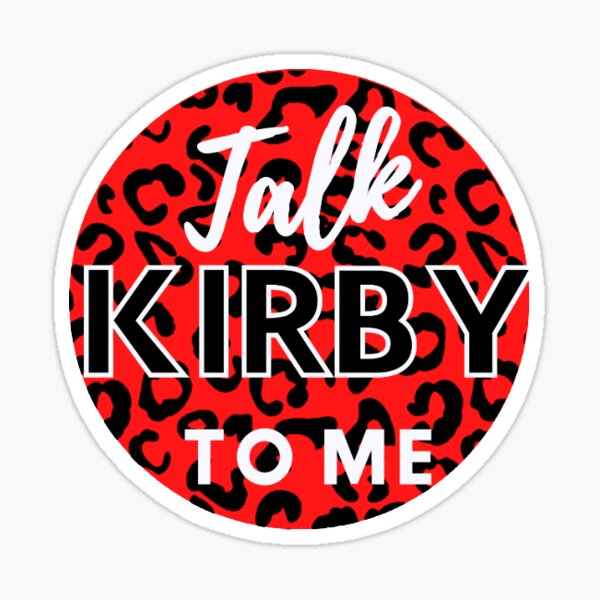 Talk Kirby To Me- UGA Glossy Sticker