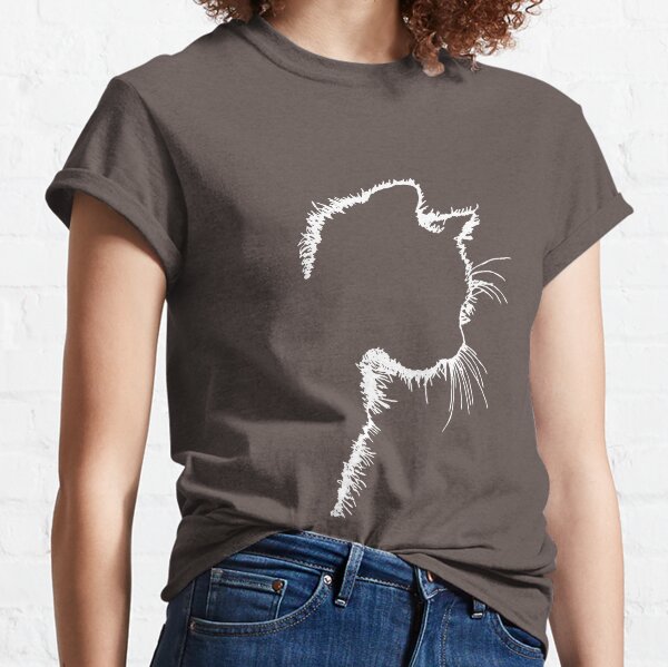 Katzen Profil, Kätzchen Classic T-Shirt