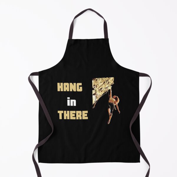 Item preview, Hang in there rock climbing cliffhanger black designed and sold by daguilon.