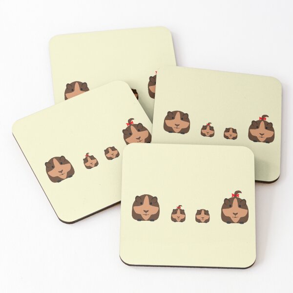 Item preview, Guinea Pig Brown Family designed and sold by WoldsLincs.