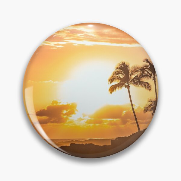Item preview, Golden Sunset Palm Tree Ocean  designed and sold by newburyboutique.