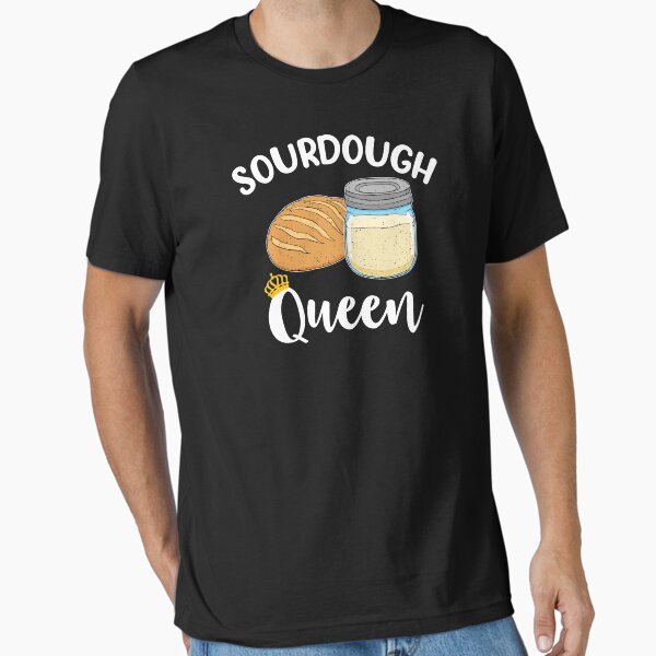 Vista previa del artículo con la obra «Gráfico de Sourdough Baker Gear Sourdough Queen Bread Baker», diseñado y vendido por jakehughes2015.