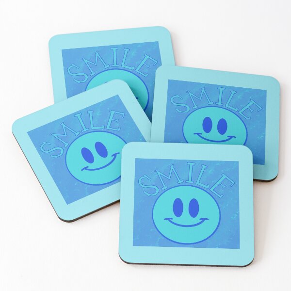Item preview, blue smiley face designed and sold by rosie rentz.