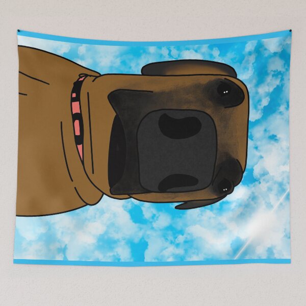 Item preview, Cartoon Dog Outside Digital Art designed and sold by sabrinasheridan.