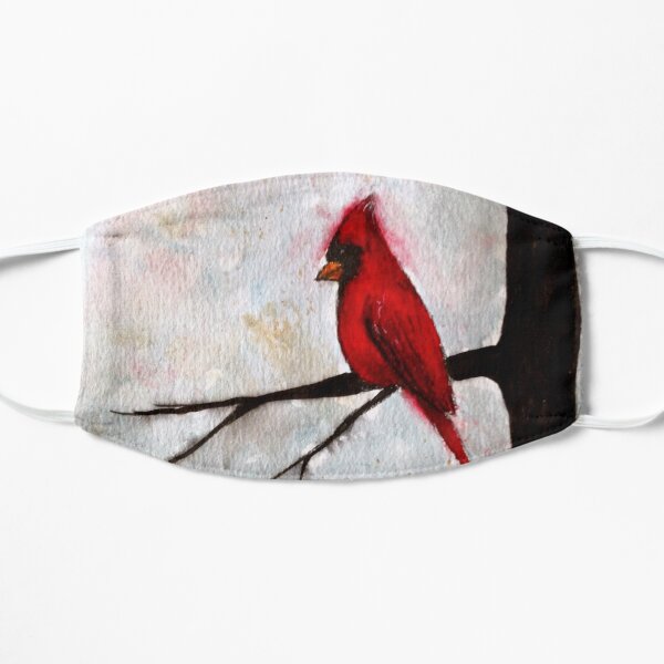 The Red Visitor Flat Mask