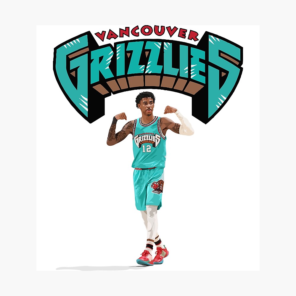 Ja Morant Vancouver Grizzlies Basketball Jersey Large for Sale in