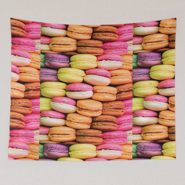 Item preview, rainbow macarons designed and sold by Kybruno's Creations.