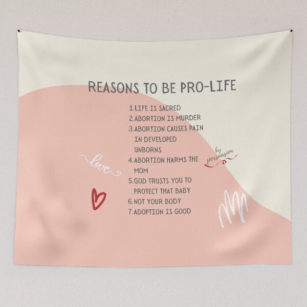 Item preview, Reasons to Be Pro-Life (Religious) designed and sold by ChristianCoding.