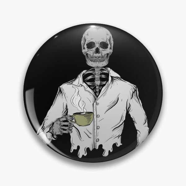 Item preview, Skelton Drinking Coffee designed and sold by MHabeeb.
