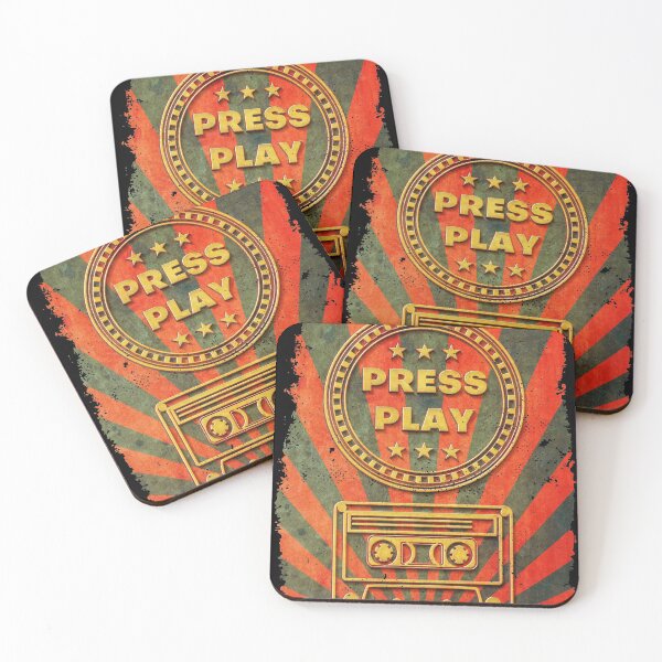 Item preview, Press Play On Tape - Retro Casette Tape SunRays designed and sold by JordanHolmes.