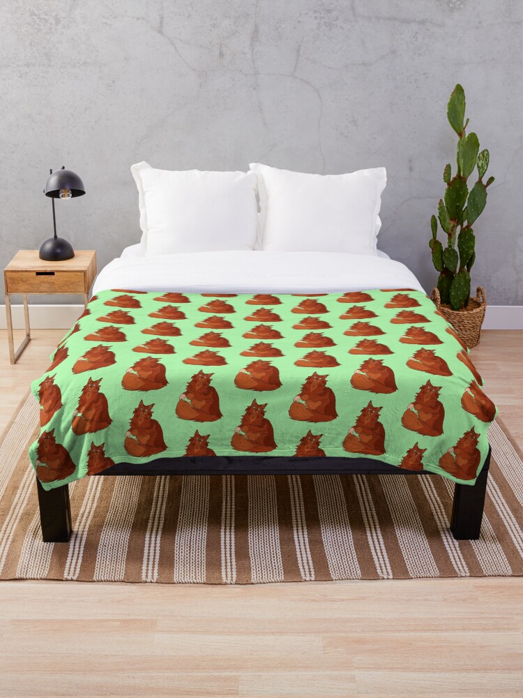 Squirrelflight warrior cats Throw Blanket by AleadomA Redbubble