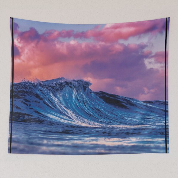 Item preview, The pink sky- great wave designed and sold by myseptember18th.
