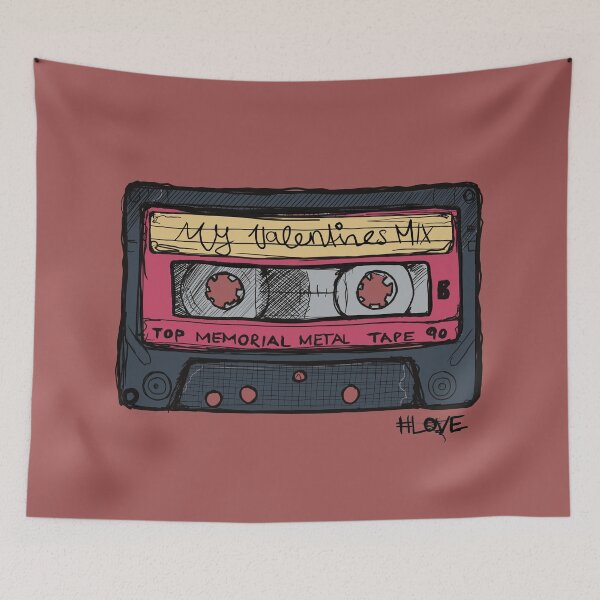 Item preview, My Valentines Mix - cassette with the hits from the past designed and sold by emm-j.