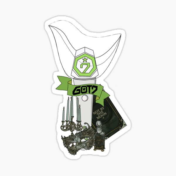 Vista previa del artículo con la obra «Got7 lightstick», diseñado y vendido por Artlovekpop.
