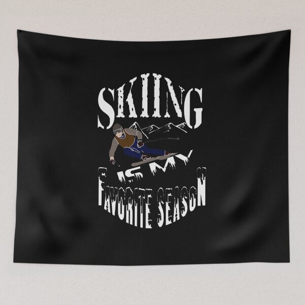 Item preview, skiing is my favorite season, skiing lover designed and sold by FADYMAG.