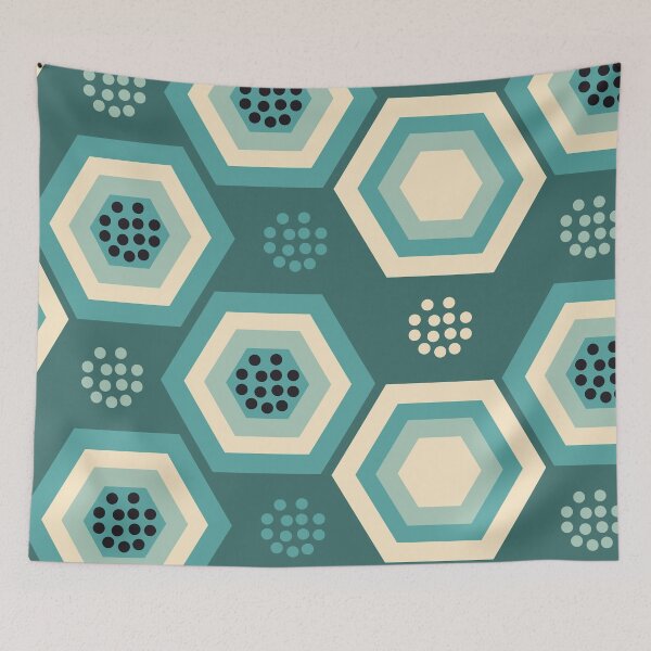 Item preview, Abstract Geometric Simple Pattern with colorful shapes and dots    designed and sold by Victoria Riabov.
