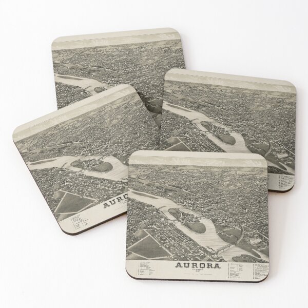 Item preview, Aurora, Illinois (1882) designed and sold by allhistory.