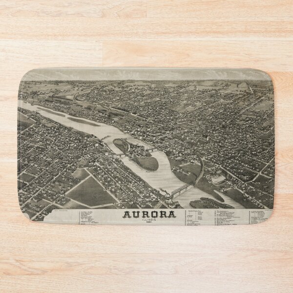 Item preview, Aurora, Illinois (1882) designed and sold by allhistory.