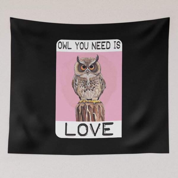 Item preview, Owl You Need Is Love Essential T-shirt designed and sold by Achrafilla1.