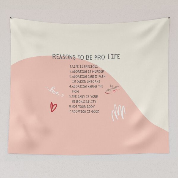 Item preview, Reasons to Be Pro-Life designed and sold by ChristianCoding.