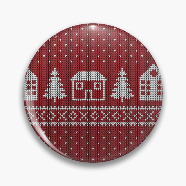Item preview, Easy Knitting Pattern Desing - Red snowy night  designed and sold by GBDesigner.