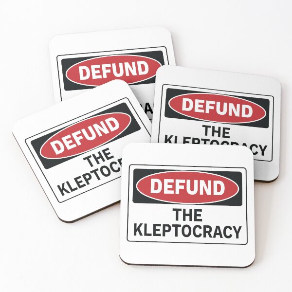 Item preview, Defund - The Kleptocracy designed and sold by TrutherIndex.