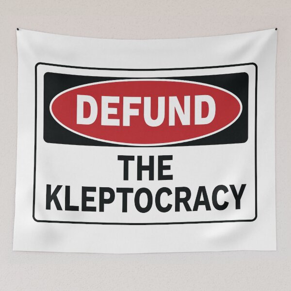 Item preview, Defund - The Kleptocracy designed and sold by TrutherIndex.