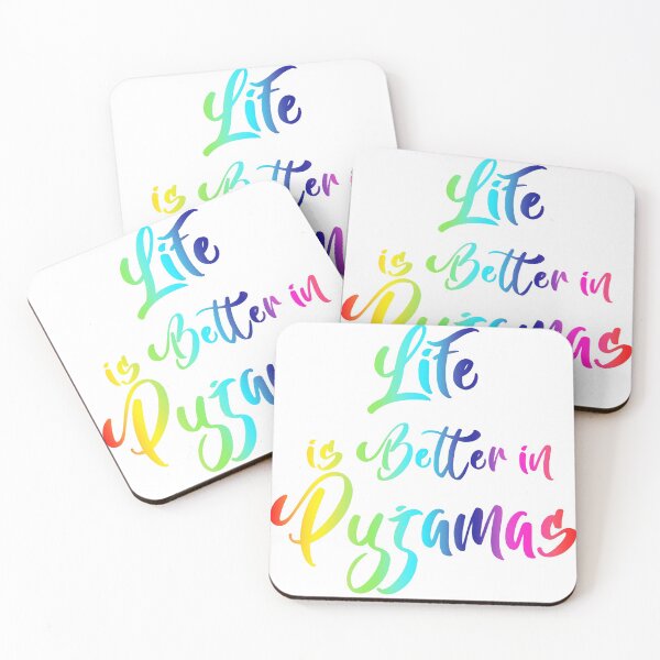 Item preview, life is better in pyjamas designed and sold by Kybruno's Creations.