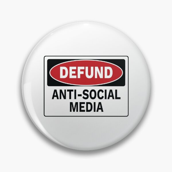 Item preview, Defund - Anti-Social Media designed and sold by TrutherIndex.