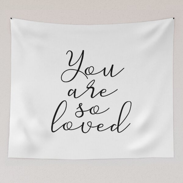 Item preview, You Are So Loved Black designed and sold by amazingjoy.