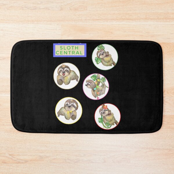 Item preview, Sloth Central - Funny Sloths designed and sold by TheKingdomAttic.