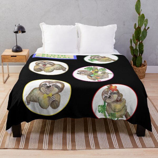 Item preview, Sloth Central - Funny Sloths designed and sold by TheKingdomAttic.