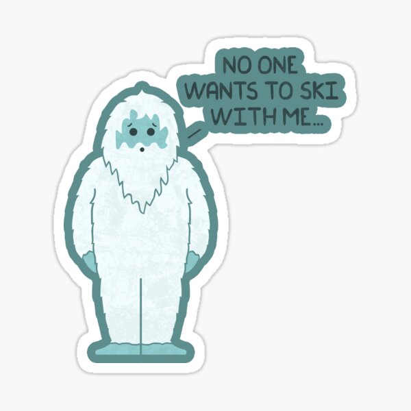 Monster Issues - Yeti Sticker